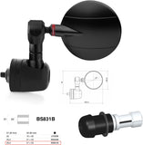 Mirror End Mount Left Universal Ø24,5(21>23) Spy-R Ø57 - Rizoma Compatible With Moto Guzzi