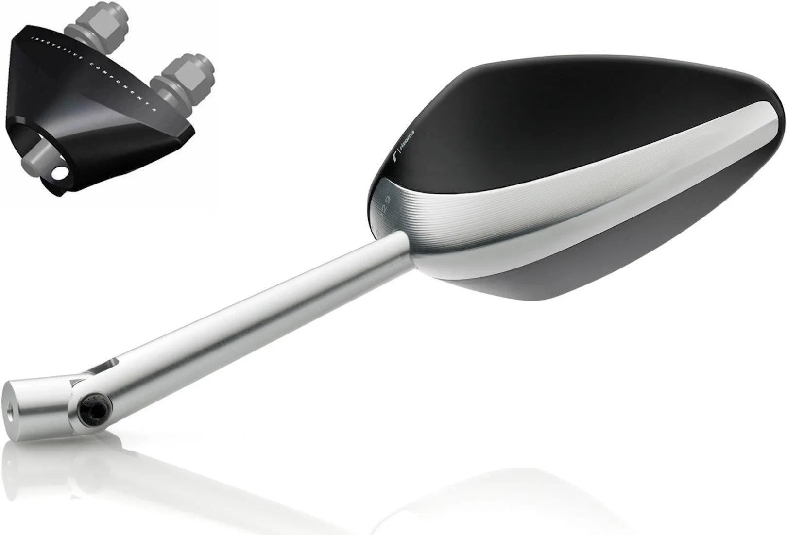 Mirror Side Mount Right Universal M8>M10 Veloce - Rizoma Compatible With Kawasaki