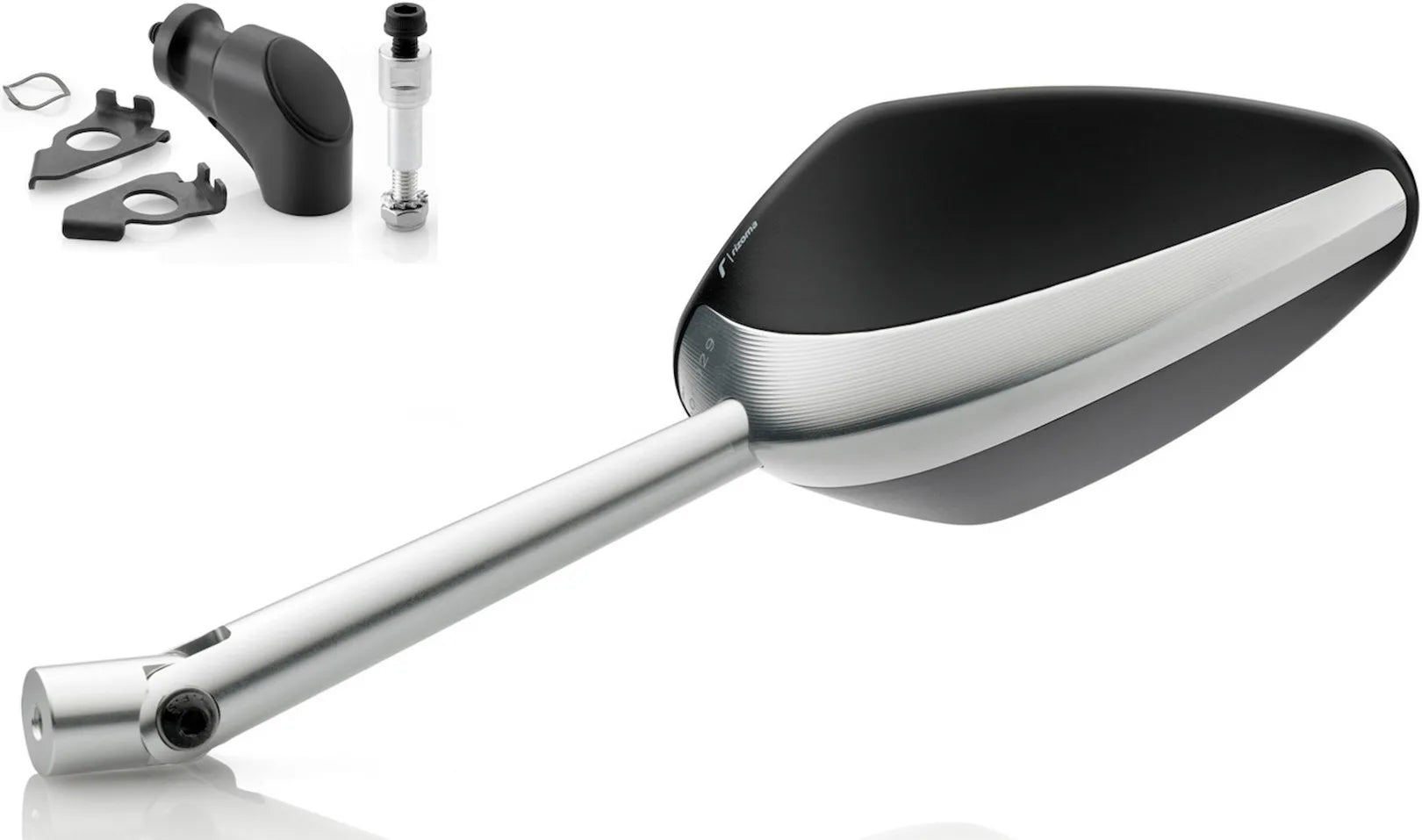 Mirror Side Mount Right Veloce Naked - Rizoma Compatible With Yamaha T-Max 500 (2008-2011)