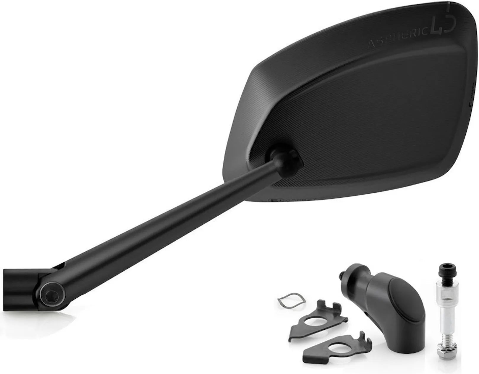 Mirror Side Mount Left 4D - Rizoma Compatible With Yamaha T-Max 500 (2008-2011)