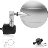 Mirror End Mount Left Spy-R Ø80 - Rizoma Compatible With Kawasaki Er-6 N (2012-2016)