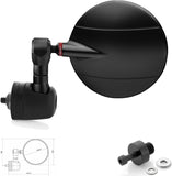 Mirror End Mount Left Spy-R Ø80 - Rizoma Compatible With Kawasaki Z 800 (2012-2016)