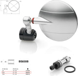 Mirror End Mount Right Universal Ø24,5(21>23) Spy-R Ø94.5 - Rizoma Compatible With Moto Guzzi