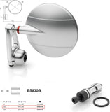 Mirror End Mount Left Universal Ø24,5(21>23) Spy-Arm Ø80 - Rizoma Compatible With Ktm