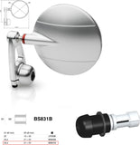 Mirror End Mount Left Universal Ø24,5(21>23) Spy-Arm Ø80 - Rizoma Compatible With Ktm