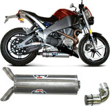 Exhaust Tip Without Sound Certification Stainless Steel - Termignoni Compatible With Buell Xb 9 Sx