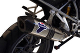 Exhaust Tip With Noise Certification Relevance Full Titanium Carbon Cap - Termignoni Compatible With Bmw R 1200 Gs (2013-2016)
