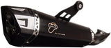 Exhaust Tip With Noise Certification Scream Adv Steel Black Carbon Cap - Termignoni Compatible With Bmw R 1200 Gs (2017-2018)