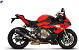 Exhaust Tip With Noise Certification Relevance Titanium Black Carbon Cap - Termignoni Compatible With Bmw S 1000 Rr (2019-2020)