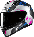 Full-Face Motorcycle Helmet Hjc C10 Advanced Polycarbonate Composite Mc28Sf Aspa Size 09 L