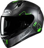 Full-Face Motorcycle Helmet Hjc C10 Advanced Polycarbonate Composite Mc4Sf Aspa Size 09 L