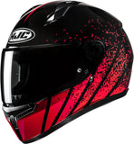 Full-Face Motorcycle Helmet Hjc C10 Advanced Polycarbonate Composite Mc1 Haven Size 09 L