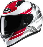 Full-Face Motorcycle Helmet Hjc C10 Advanced Polycarbonate Composite Mc1 Hiper Size 07 S