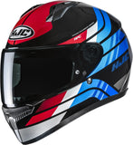 Full-Face Motorcycle Helmet Hjc C10 Advanced Polycarbonate Composite Mc21 Hiper Size 10 Xl