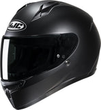 Full-Face Motorcycle Helmet Hjc C10 Advanced Polycarbonate Composite Semi Flat Black Size 05 Xxs