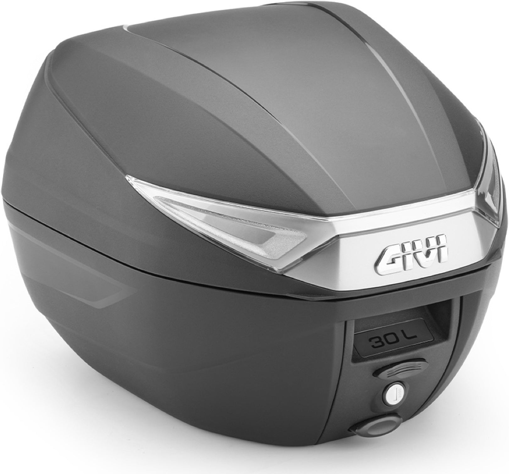 Monolock Black Tech Top Case - 30 Lt C30Nt Technopolymer - Givi Compatible With Sym Symphony St 50 - 125 (2015-2020)