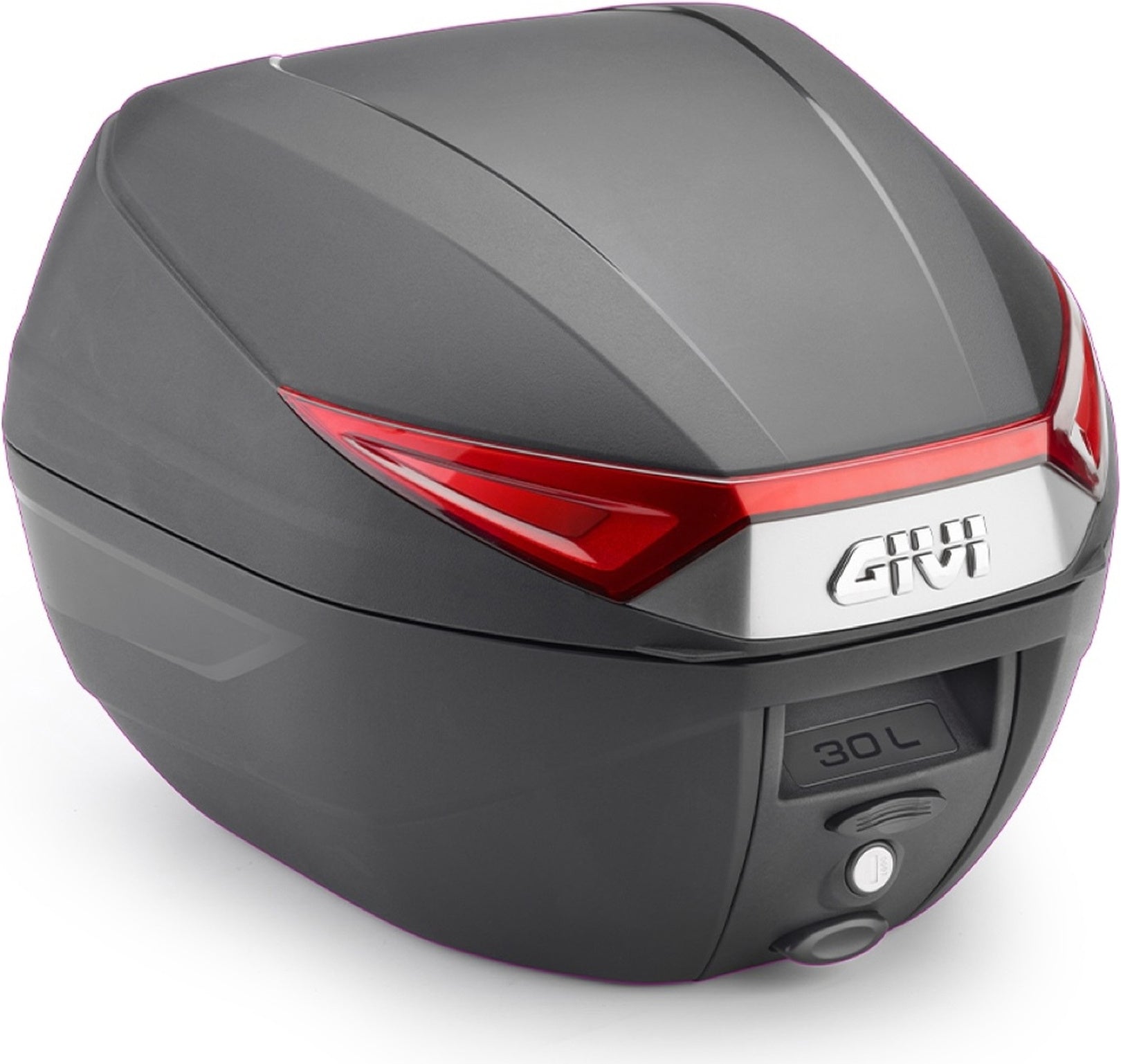 Monolock Black Top Case - 30 Lt C30N Technopolymer - Givi Compatible With Keeway V 302 C 300 (2023-2024)