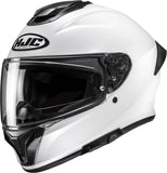Full-Face Motorcycle Helmet Hjc C71 Advanced Polycarbonate Pearl White Size 10 Xl