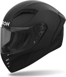 Full-Face Motorcycle Helmet Airoh Connor - Cn11 Thermoplastic Hrt Matte Black Color Size M