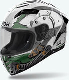 Full-Face Motorcycle Helmet Airoh Connor - Cnal17 Thermoplastic Hrt Gloss Alligator Size M