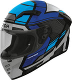 Full-Face Motorcycle Helmet Airoh Connor - Cne18 Thermoplastic Hrt Gloss Blue Ego Size Xs