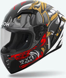 Full-Face Motorcycle Helmet Airoh Connor - Cns17 Thermoplastic Hrt Matte Samurai Size S