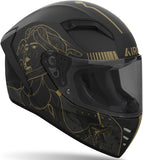 Full-Face Motorcycle Helmet Airoh Connor - Cntit35 Thermoplastic Hrt Matte Titanium Size Xxl