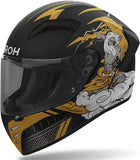 Full-Face Motorcycle Helmet Airoh Connor - Cnz35 Thermoplastic Hrt Matte Zeus Size Xs