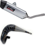 Complete Non-Catalytic Exhaust System With Sound Certification Sonic Aluminium - Giannelli Compatible With Sherco Se 50 R Factory (2021)