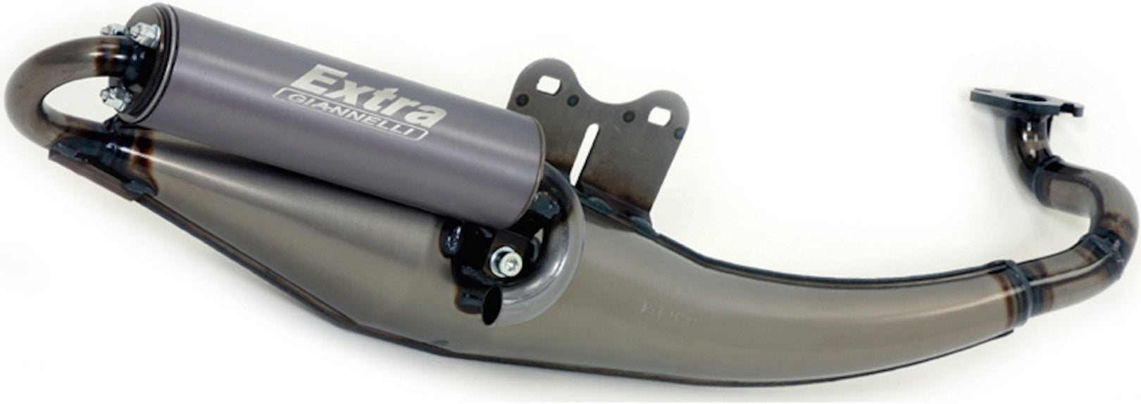Complete Non-Catalytic Exhaust System With Sound Certification Extra V2 - Giannelli Compatible With Kymco Super 8 50 2T (2007-2013)