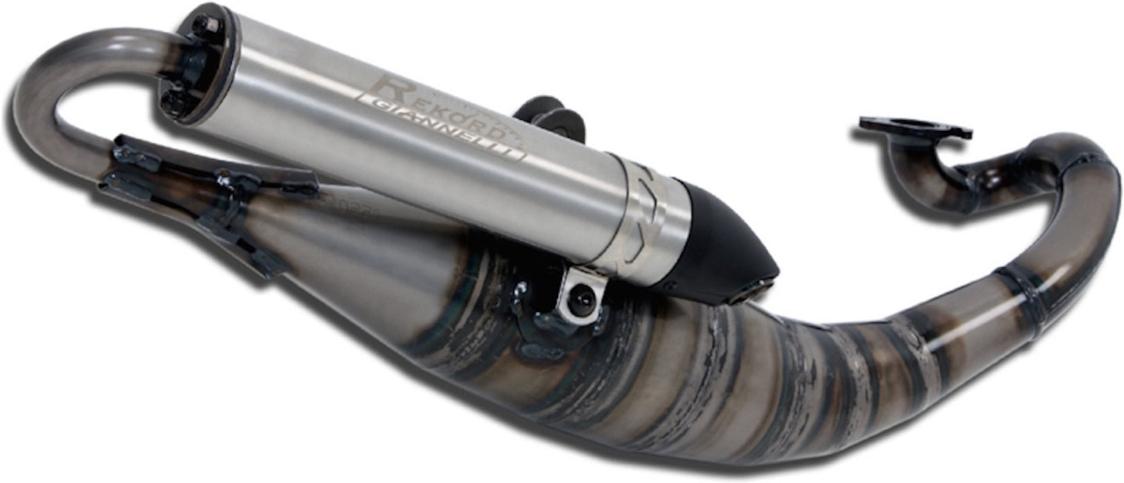 Complete Non-Catalytic Exhaust System With Sound Certification Rekord - Giannelli Compatible With Gilera Runner Kat (2002-2005)