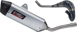 Complete Non-Catalytic Exhaust System With Sound Certification Sonic Aluminium - Giannelli Compatible With Beta Rr 50 Motard Track (2021)