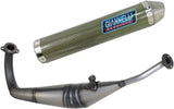 Complete Non-Catalytic Exhaust System With Sound Certification Street 2T Made In Kevlar - Giannelli Compatible With Aprilia Rs 125 (1994-2014)