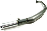 Complete Exhaust System Without Catalytic Converter And Without Sound Certification - Giannelli Compatible With Honda Nsr 50 (1989-2001)