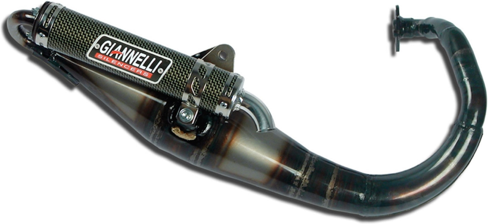 Complete Exhaust System Without Catalytic Converter And Without Sound Certification Reverse - Giannelli Compatible With Aprilia Sr 50 R Gp Replica (2018-2020)