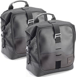 Corium Black Side Bags - 32 Lt Corium Nylon - Givi Compatible With Yamaha Mt-09 - Sp (2021-2023)