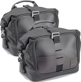 Corium Black Side Bags - 26 Lt Corium Nylon - Givi Compatible With Honda Cb 500 Hornet (2024)