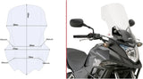 Transparent Wind-Screen - Givi Compatible With Honda Cb 500 X (2013-2018)
