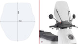 Transparent Wind-Screen - Givi Compatible With Piaggio Electric 1 E (2021-2024)