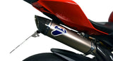 Complete Exhaust System Without Sound Certification Force Full Titanium Carbon Cap - Termignoni Compatible With Ducati Panigale 1199 (2012-2018)