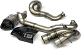 Complete Exhaust System Without Sound Certification Full Titanium Carbon Cap - Termignoni Compatible With Ducati Multistrada 1260 (2018-2020)