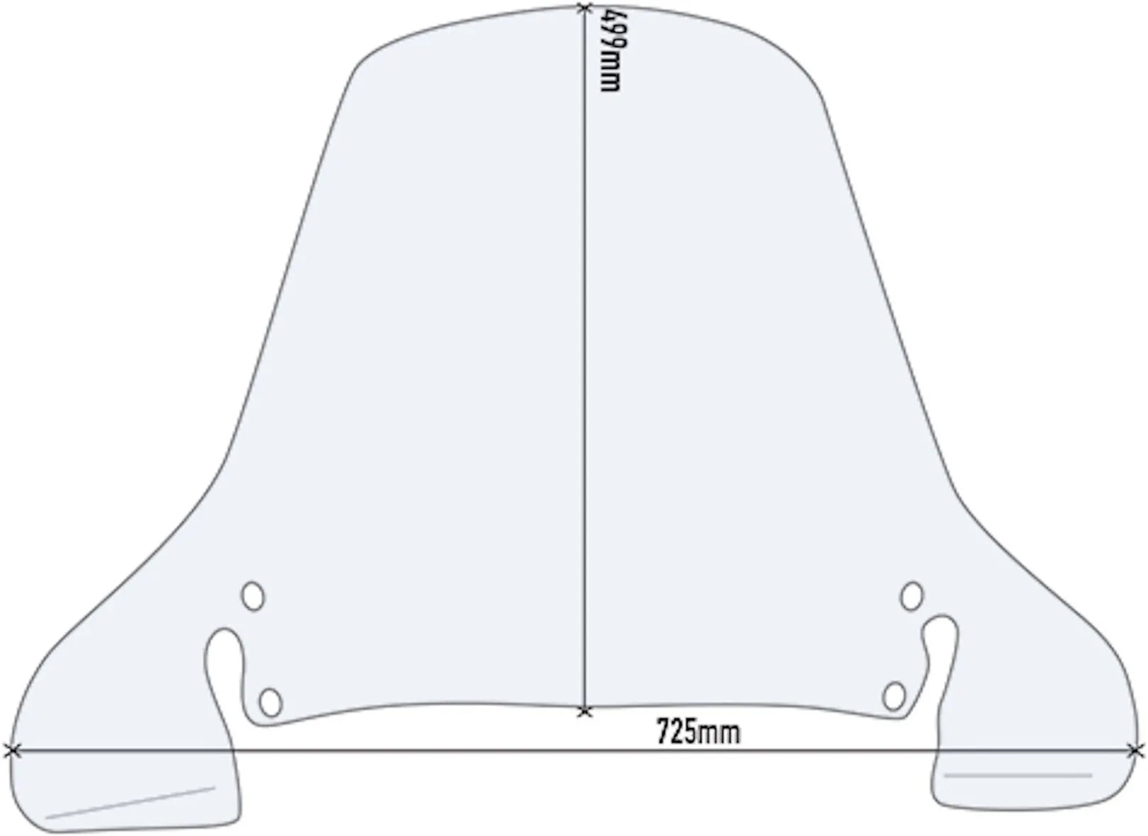Transparent Wind-Screen D199St - Givi Compatible With Peugeot Sv 250 (2002)