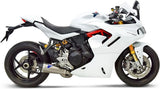 Exhaust Tip Without Sound Certification Scream Titanium Carbon Cap - Termignoni Compatible With Ducati Supersport 950 (2021-2022)