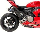 Complete Exhaust System Without Sound Certification Sbk Replica Full Titanium Black Carbon Cap - Termignoni Compatible With Ducati Streetfighter V2 (2021-2023)