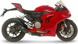 Exhaust Tip Without Sound Certification Titanium Carbon Cap - Termignoni Compatible With Ducati Streetfighter V2 (2021-2023)