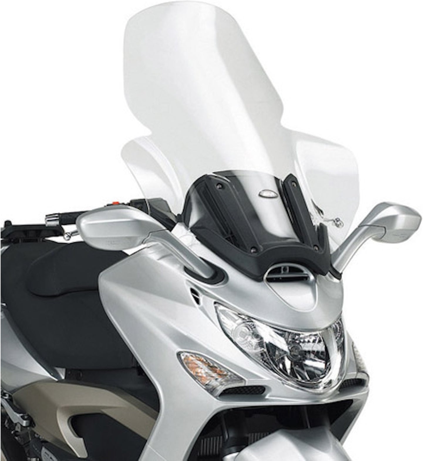 Transparent Wind-Screen - Givi Compatible With Kymco Xciting 250 - 300 (2005-2009)