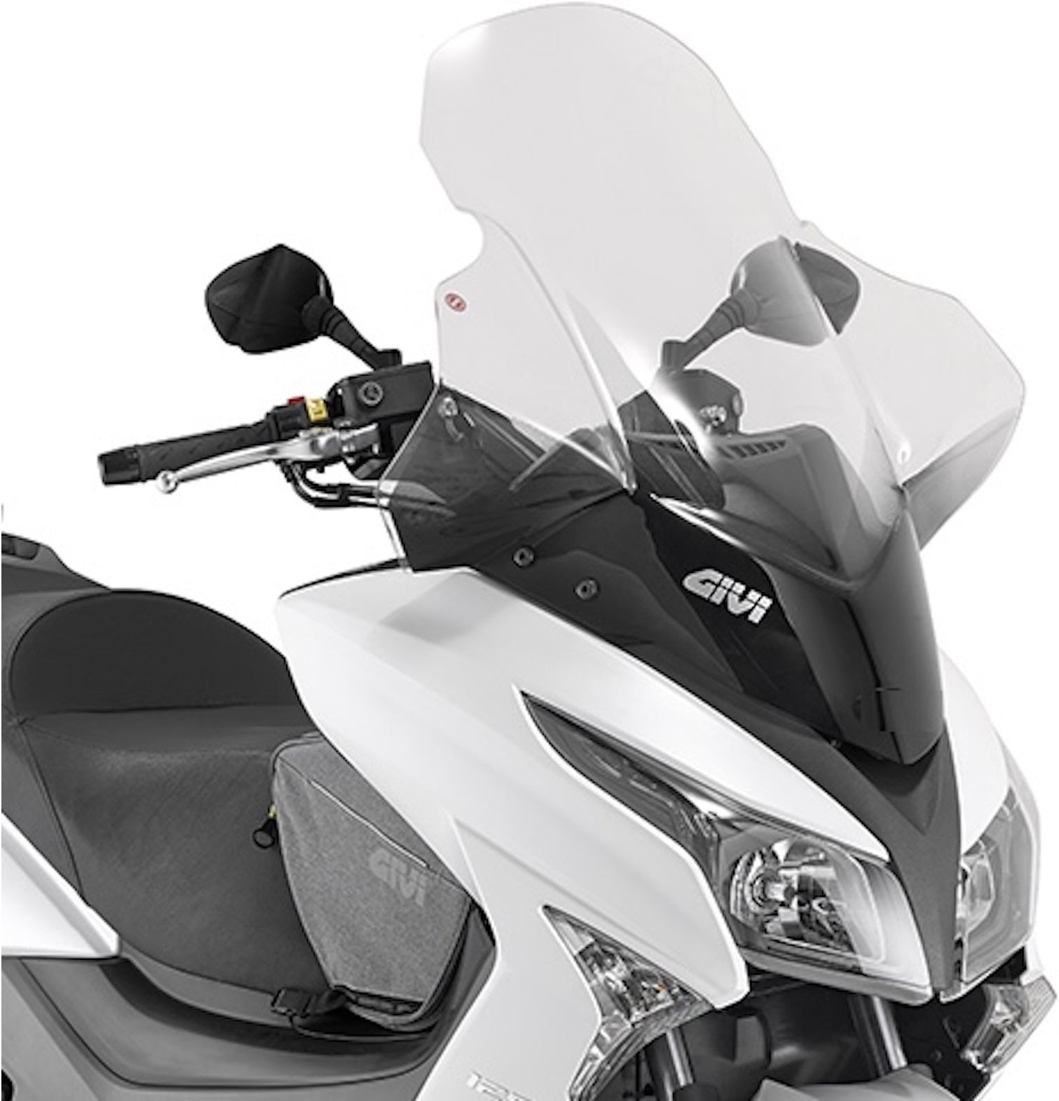 Transparent Wind-Screen - Givi Compatible With Kymco Xtown 125 - 300 (2016-2024)