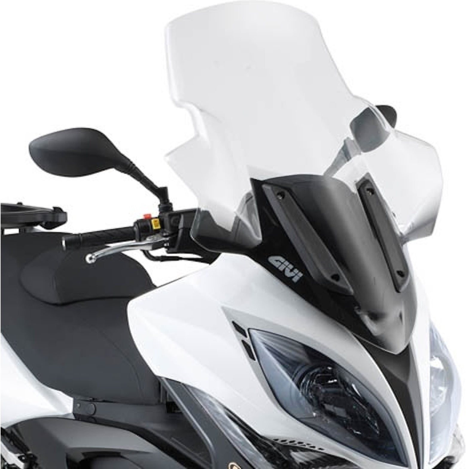 Transparent Wind-Screen - Givi Compatible With Kymco Xciting 300 - 500 I R (2009-2014)