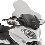 Transparent Wind-Screen - Givi Compatible With Suzuki An 650 Burgman (2013-2020)