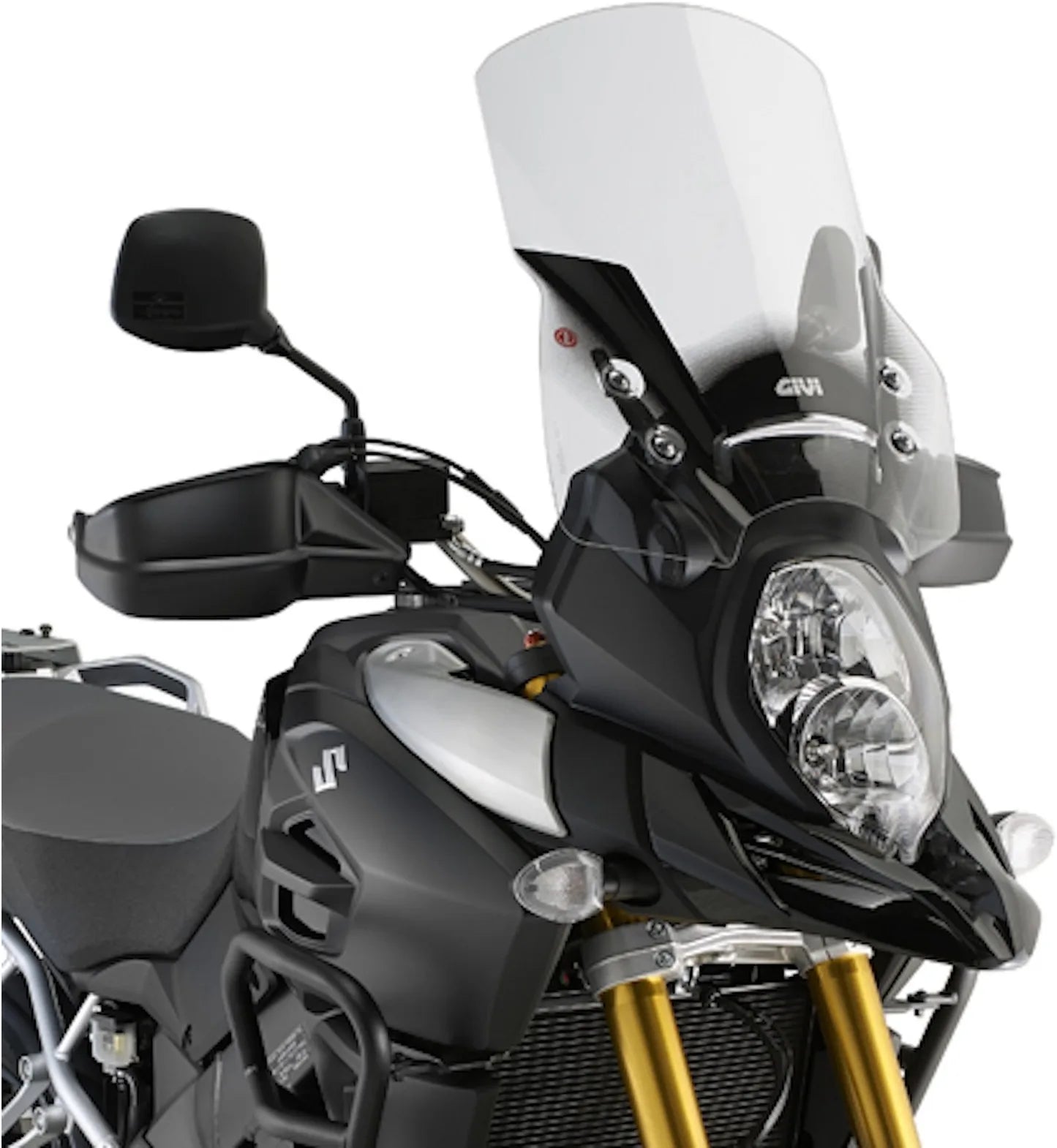 Transparent Wind-Screen - Givi Compatible With Suzuki Dl 1000 V-Strom (2017-2019)